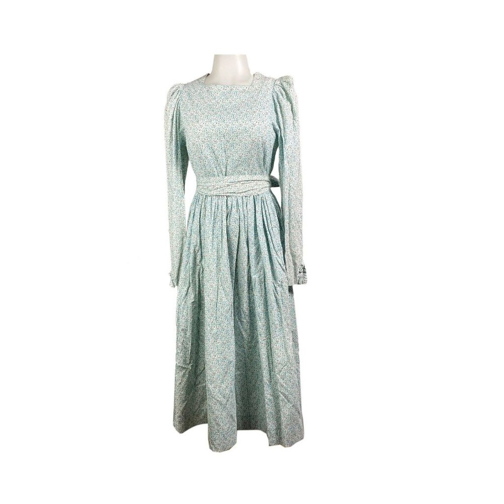 Vintage Laura Ashley Mint Green Tiny Floral Print